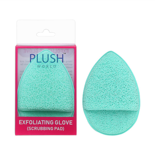 PLUSH WORLD | EXFOLIATING GLOVE | GREEN